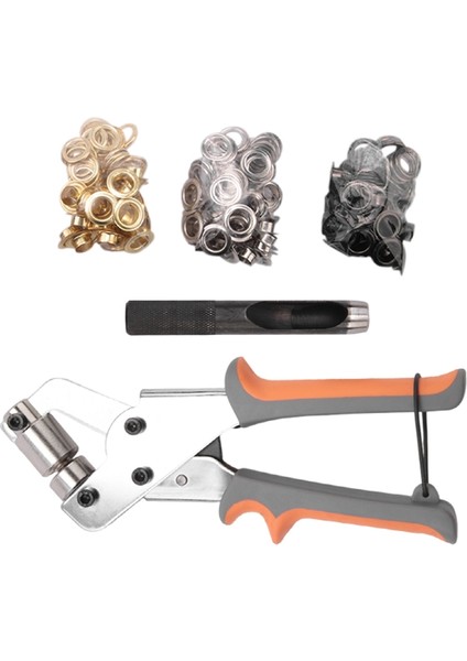 10 mm Delikli Grommet Alet Seti, El Tipi Pense, Deri Kemer, Giysi, El Sanatları ve Bayrak Için Metal Grommet (Yurt Dışından) fırsatları