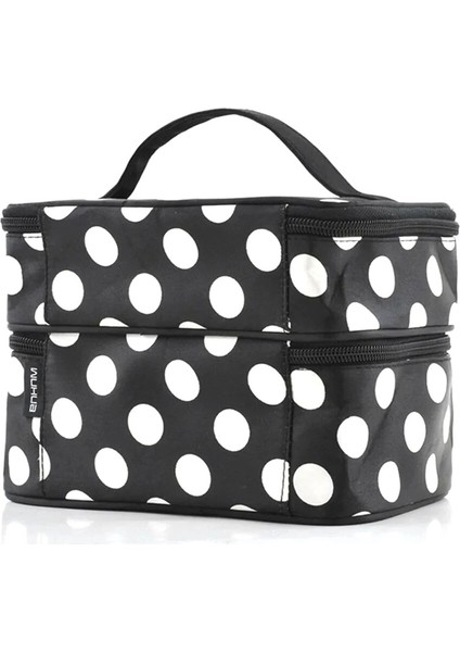 Büyük Kapasiteli Kozmetik Çantası Çift Katmanlı Fermuarlı Kadın Makyaj Çantaları Taşınabilir Seyahat Tuvalet Malzemeleri Düzenleyici (Yurt Dışından) modelleri