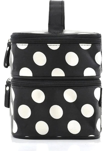 Büyük Kapasiteli Kozmetik Çantası Çift Katmanlı Fermuarlı Kadın Makyaj Çantaları Taşınabilir Seyahat Tuvalet Malzemeleri Düzenleyici (Yurt Dışından) fırsatları