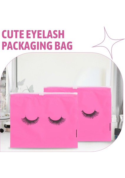 50 Adet Kirpik Bakım Çantası Plastik Makyaj Çantası Tuvalet Çantası Fermuarlı Kozmetik Seyahat Çantası (Yurt Dışından) indirimleri