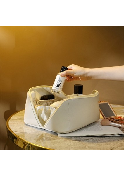 Büyük Kapasiteli Seyahat Kozmetik Çantası Su Geçirmez Taşınabilir Makyaj Depolama Tuvalet Çantası Cilt Kozmetikleri Için Kozmetik Kutusu (Yurt Dışından) fırsatları