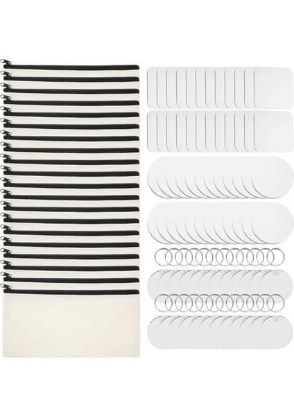 Kendin Yap Süblimasyon Boşlukları Ürün Setleri Süblimasyon Kiti Yeni Başlayanlar Için Transfer El Sanatları Süblimasyon Tuval Makyaj Çantası Dahil (Yurt Dışından)