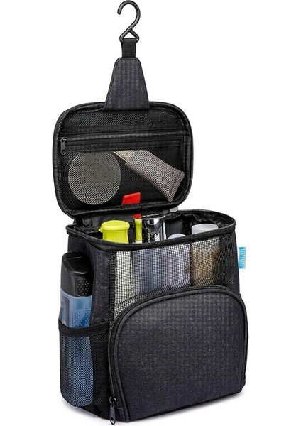 Taşınabilir Duş, Üniversite Yurt Odası Temel Malzemeleri Banyo Çantası, Metal Kancalı Hızlı Kuruyan, Seyahat Duş Çantası (Yurt Dışından)