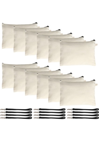 1 Set Kozmetik Çantası Süblimasyon Boş Isı Transfer Kozmetik Çantası Bilek Askılı ve Kendin Yap El Sanatları Için (Yurt Dışından) modelleri