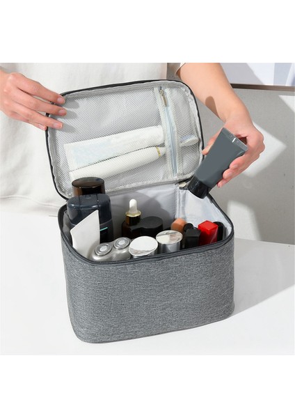 Seyahat Erkek Tuvalet Çantası Ev Dışı Seyahat Oxford Kumaş Su Geçirmez Makyaj Çantası Kadın Kozmetik Saklama Çantası Siyah (Yurt Dışından) fiyatları