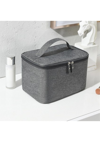 Seyahat Erkek Tuvalet Çantası Ev Dışı Seyahat Oxford Kumaş Su Geçirmez Makyaj Çantası Kadın Kozmetik Saklama Çantası Siyah (Yurt Dışından) fırsatları