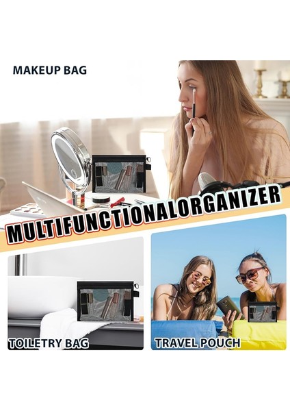 4 Adet Mini File Fermuarlı Çanta, File Fermuarlı Kese, Küçük Fermuarlı Çantalar, Naylon Fermuarlı Kese, Ev Ofis Için File Makyaj Çantası (Yurt Dışından) modelleri