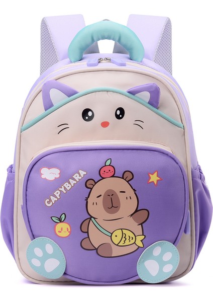 Sevimli Karikatür Anaokulu Okul Çantası 3-6 Yaş Omuz Çantası (Yurt Dışından)