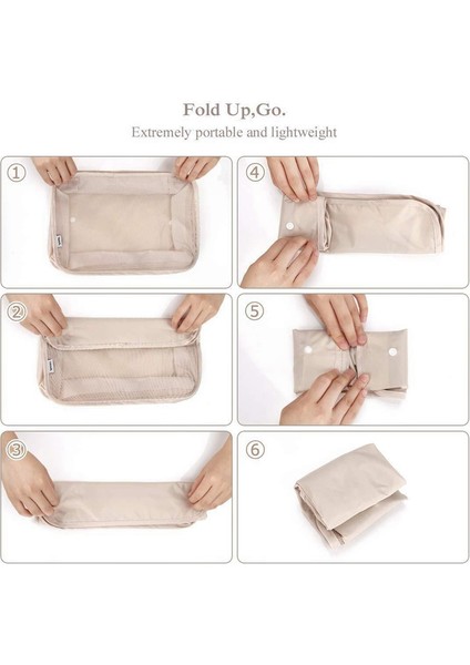 8 Adet Seyahat Çeşitliliği Saklama Çantası Kapasitesi Bagaj Saklama Çantaları Kare Giysiler, Iç Giyim, Kozmetik Seyahat, E (Yurt Dışından) modelleri