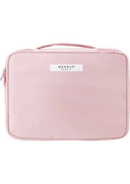 Kadınlar Için Kozmetik Çantası, Kozmetik Seyahat Çantası, Kızlar Için Tuvalet Çantası, Makyaj Çantası, Fırça Çantaları, Yeniden Kullanılabilir Tuvalet Çantası - Pembe (Yurt Dışından) modelleri