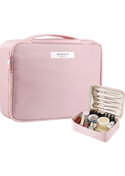 Kadınlar Için Kozmetik Çantası, Kozmetik Seyahat Çantası, Kızlar Için Tuvalet Çantası, Makyaj Çantası, Fırça Çantaları, Yeniden Kullanılabilir Tuvalet Çantası - Pembe (Yurt Dışından) fırsatları
