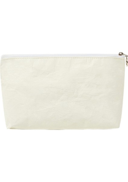 Beyaz Kağıt Saklama Çantası, Seyahat Tuvalet Gereçleri Düzenleyici Çantası, Taşınabilir Su Geçirmez Fermuarlı Kozmetik Çantası (Yurt Dışından) fiyatları