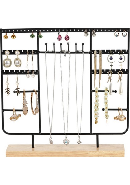 Çok Katlı Küpe Askısı Kozmetik Masası Mücevher Yüzük Düzenleyici Bilezik Kolye Sergileme Mücevher Askısı (Yurt Dışından)