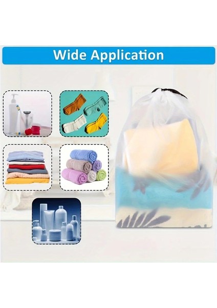 20 Adet Taşınabilir Ayakkabı Ipi Çeşitli Eşya Saklama Çantası Seyahat Şeffaf Plastik Saklama Çantası Su Geçirmez Saklama Çantası (Yurt Dışından) fırsatları