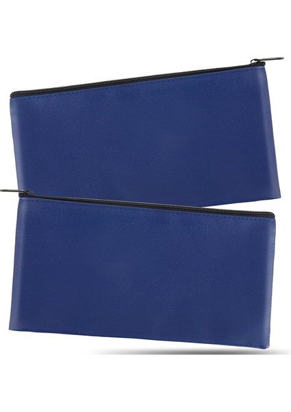 2 Adet Fermuarlı Para Çantası Banka Mevduat Para Çantası Düzenleyici Çek Cüzdan Seyahat Para Kesesi Madeni Paralar, Banknotlar, Kozmetikler Için (Yurt Dışından) fiyatları