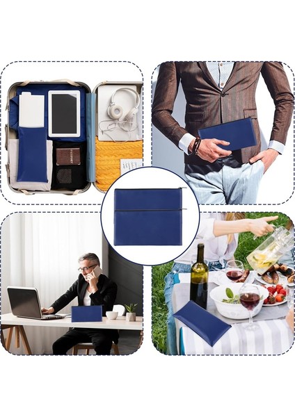 2 Adet Fermuarlı Para Çantası Banka Mevduat Para Çantası Düzenleyici Çek Cüzdan Seyahat Para Kesesi Madeni Paralar, Banknotlar, Kozmetikler Için (Yurt Dışından) fırsatları