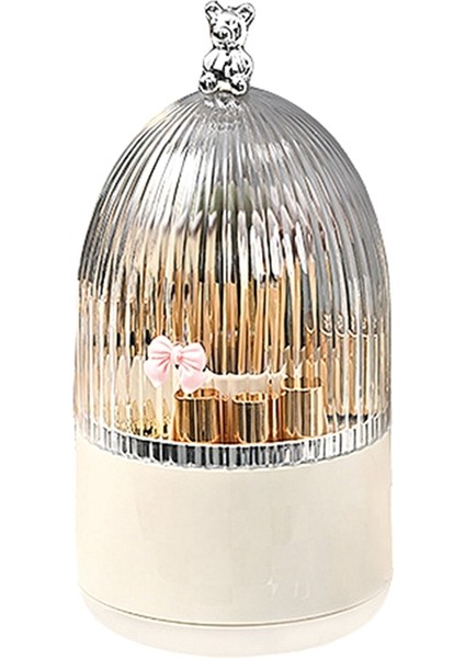 Kapaklı Dönebilen Makyaj Fırçası Tutucu Düzenleyici, 360° Dönebilen, Toz Geçirmez, Şeffaf Akrilik Kapaklı Makyaj Fırçası Kabı, A (Yurt Dışından) fiyatları