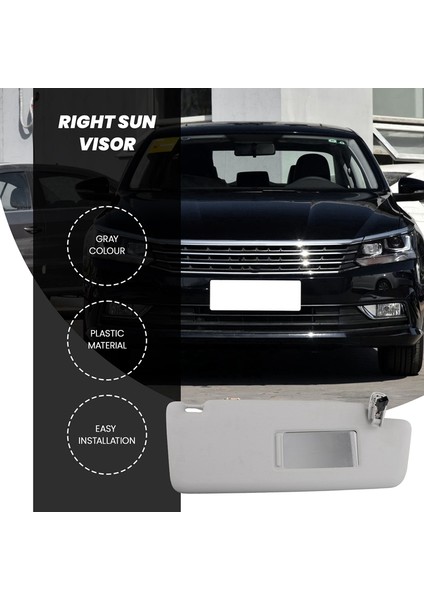 2011, 2012, 2013, 2014, 2015, 2016, 2017 ve 2018 Modelleri Için Makyaj Aynalı Sağ Güneşlik 56D857552A (Yurt Dışından) fiyatları