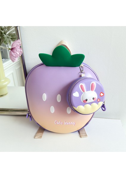 Anaokulu Okul Çantası Sevimli Çilek Öğrenci Omuz Çantası (Yurt Dışından)