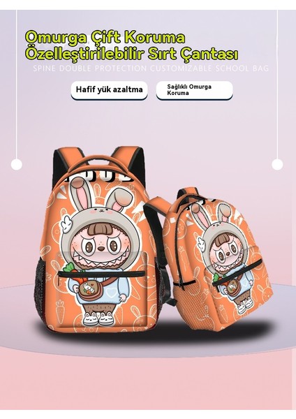 Rabb Baskı Omuz Çocuk Moda Sırt Çantası (Yurt Dışından) modelleri