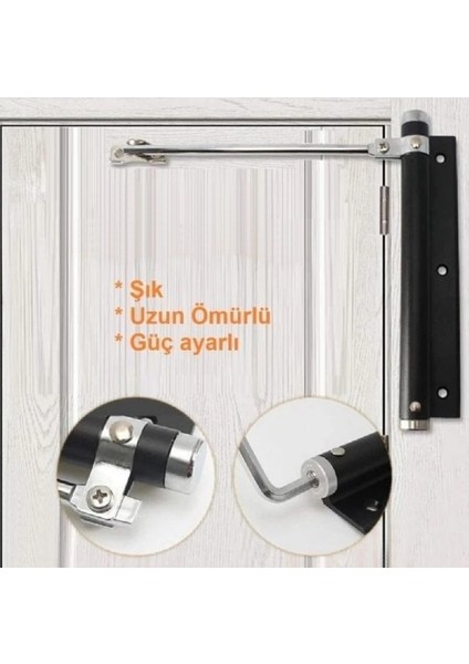 Servo Otomatik Kapı Kapatıcı (Kapı Itme Yayı, Bahçe Kapısı Kapatıcı)