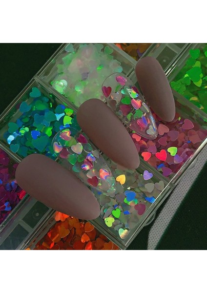 2 Parça Nail Art Lazer Senfoni Payetler, Özellikler:12 (Yurt Dışından) modelleri