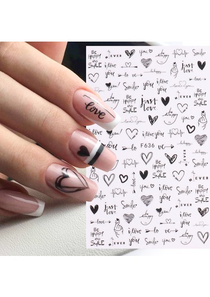 10 Pcs Karikatür Harfler Komik Karakter Nail Art Etiket F636 (Yurt Dışından) indirimleri
