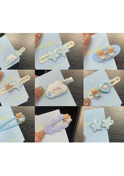 Sevimli Karikatür Bulut Ayı Saç Tokası Saç Aksesuarları Başlık (Yurt Dışından)