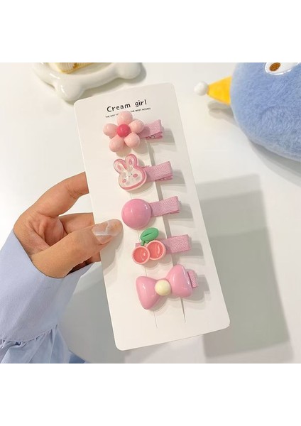 Axiao'nun Yeni Her Şey Dahil Kumaş Çocuk Saç Aksesuarları Saç Karikatürlerine Zarar Vermez ve Sevimli (Yurt Dışından)