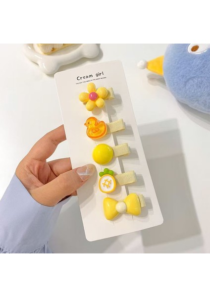 Axiao'nun Yeni Her Şey Dahil Kumaş Çocuk Saç Aksesuarları Saç Karikatürlerine Zarar Vermez ve Sevimli (Yurt Dışından)