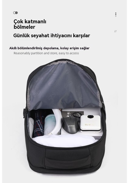 Yeni Sırt Çantası Öğrenci Hafif Lüks Çok Fonksiyonlu Okul Çantası Bilgisayar Sırt Çantası Seyahat Çantası (Yurt Dışından) modelleri