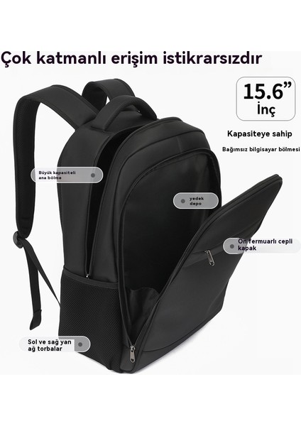 Yeni Moda Trendi Basit Yeni Erkek Sırt Çantası Banliyö Işletme Çok Fonksiyonlu Bilgisayar Sırt Çantası (Yurt Dışından) modelleri