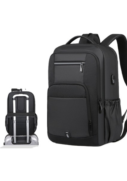 Yeni Sırt Çantası Su Geçirmez Bilgisayar Sırt Çantası Erkek Büyük Kapasiteli Öğrenci Okul (Yurt Dışından)