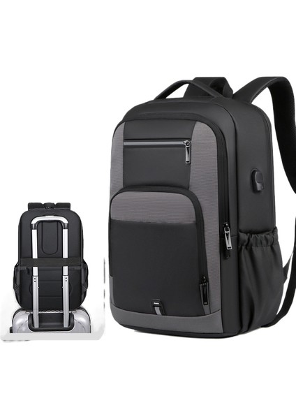 Yeni Sırt Çantası Su Geçirmez Bilgisayar Sırt Çantası Erkek Büyük Kapasiteli Öğrenci Okul (Yurt Dışından)