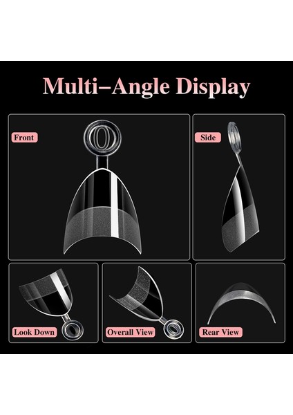 600 Adet/kutu Ultra Kısa Yanlış Nail Ipuçları Şekil 05 (Yurt Dışından) fırsatları