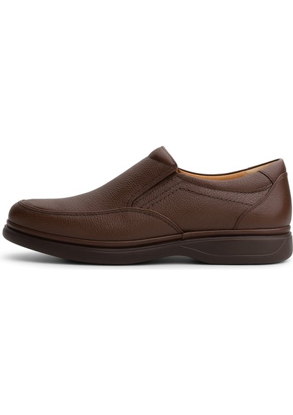 GR0375 Hakiki Deri Hafif Poli Taban Rahat Günlük Ayak Sağlığına Uygun Erkek Ayakkabı modelleri