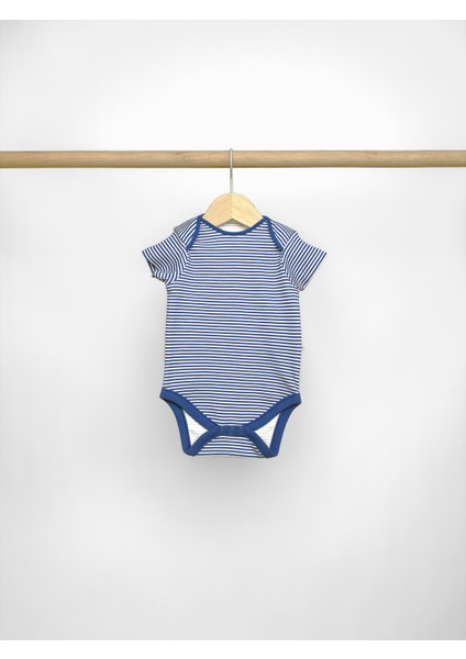 Erkek Bebek Yarım Kol % 100 Pamuk 3'lü Çıtçıtlı Body & Zıbın 0-3 Ay / 3-6 Ay / 6-9 Ay indirimleri