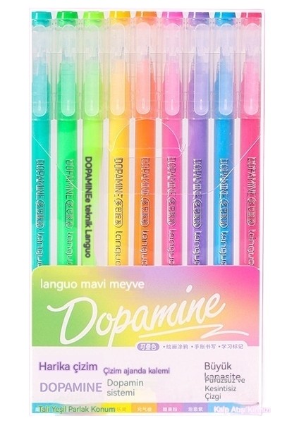 Yeni Büyük Kapasiteli El Hesabı Vurgulayıcı Kalem Seti (Yurt Dışından)