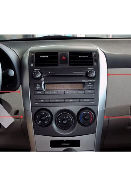 Toyota Corolla Ön Torpido Karbon Fiber Çıta Set 2007-2013 fiyatları