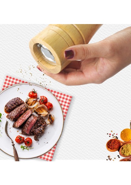 Manuel Masif Ahşap Karabiber Zanthoxylum Biber Öğütme (Yurt Dışından) fiyatları