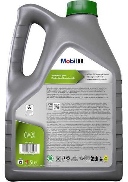 1 ESP X2 0W20 Motor Yağı 5 L ÜT:2025 fırsatları