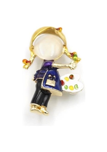 Ressam Broş - Mavi fiyatları