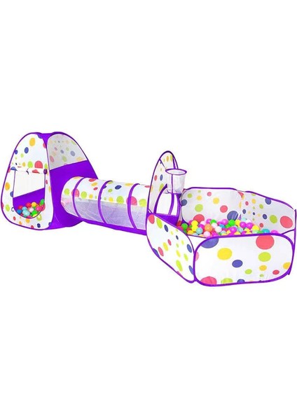 Çocuk Çadırı Kapalı Katlanabilir Oyun Evi Emekleme Tüneli Oyuncağı (Yurt Dışından)