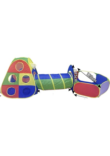Çocuk Çadırı Kapalı Katlanabilir Oyun Evi Emekleme Tüneli Oyuncağı (Yurt Dışından)