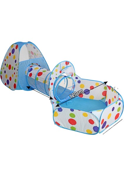 Çocuk Çadırı Kapalı Katlanabilir Oyun Evi Emekleme Tüneli Oyuncağı (Yurt Dışından)