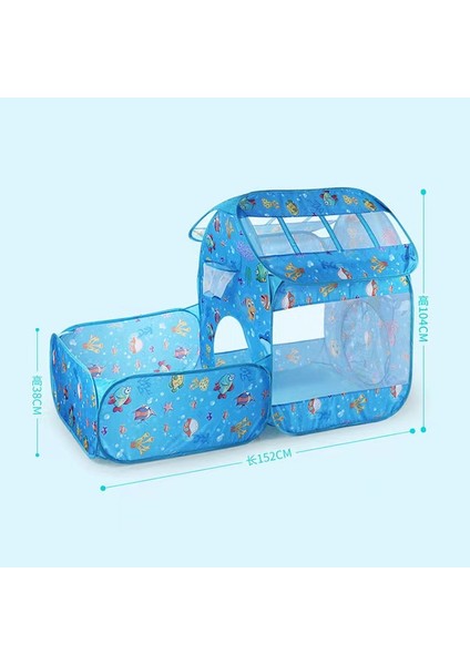 Çocuk Çadırı Kapalı Katlanabilir Oyun Evi Emekleme Tüneli Oyuncağı (Yurt Dışından)