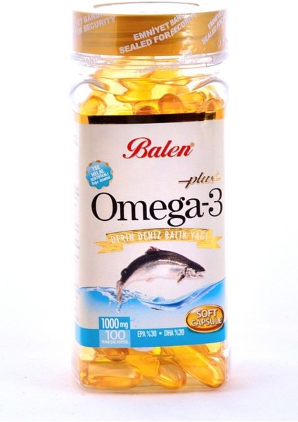 Omega 3 Balık Yağı 100 Yumuşak Kapsül 1380 mg – Türkiye Üretimi, EPA 330 mg DHA 220 mg Omega Takviyesi fiyatları
