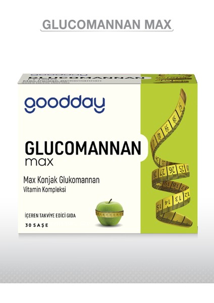 Glucomannan Toz Takviye 30 Saşe – Ahududu Aromalı, C, E, B6, B5 ve D Vitaminli, Türkiye Üretimi, Yetişkinler İçin