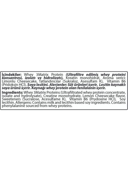 Hardline Whey 3 Matrix Protein Tozu 210 gr – Limon Cheesecake Aromalı, B6 Vitaminli, Türkiye Üretimi, Yetişkin Sporcular İçin fırsatları