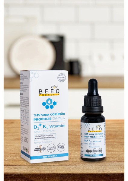 D3+K2 Vitamin Suda Çözünür Damla 20 ml – Bağışıklık ve Kemik Sağlığını Destekleyen Takviye modelleri
